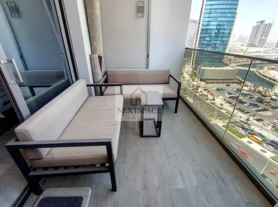 Fully Furnished Studio | High Floor | Ready to Move In | pool view
