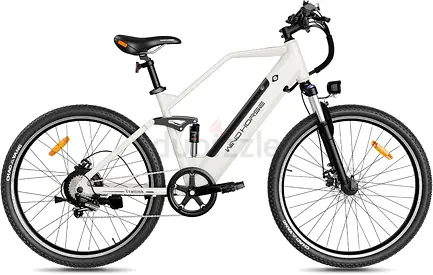 WINDHORSE F3 Electric Bike 650W Motor 36V 15.6Ah Battery WHITE