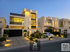 Brand New 3-Storey Luxury Villa in Al Yasmeen | Main Road | Fully Connected (Water &amp; Electricity