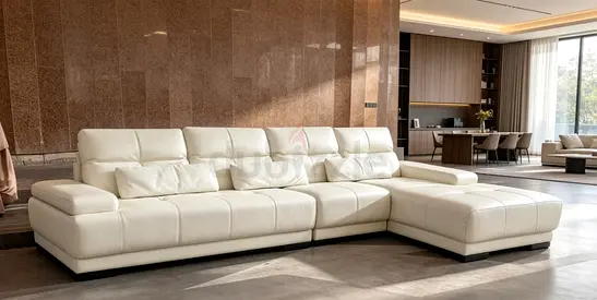 Sofa Leather L Shape