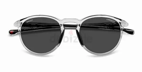 Carrera Ducati Clear Round Frame Sunglasses with Dark Lenses careera  50mm