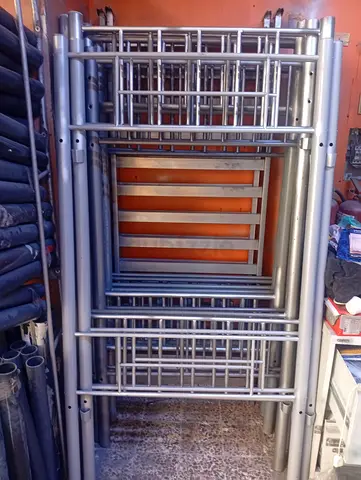 Bunk Bed Silver Colour Heavy Duty Space Saving