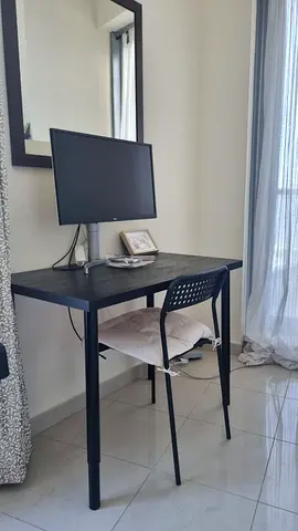 [MOVING SALE] IKEA Study Desk  Chair Set (Adjustable Height)