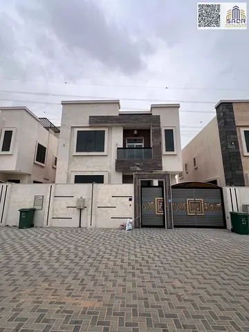 Elegant Villa for Rent in Al Yasmeen 5 Master Bedrooms Majlis Hall Central AC Prime Location Opposite MBZ Road