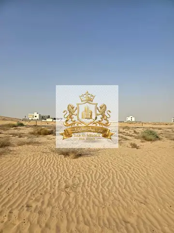 For sale residential land in Sharjah / Al Houshi 5100 feet Permit to build a residential investment ground villa