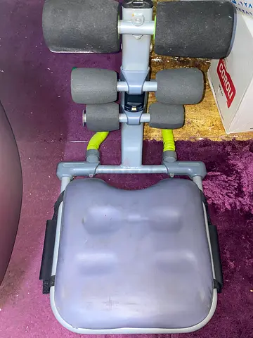 Compact Ab Roller / Home Core Trainer with Foam Rollers