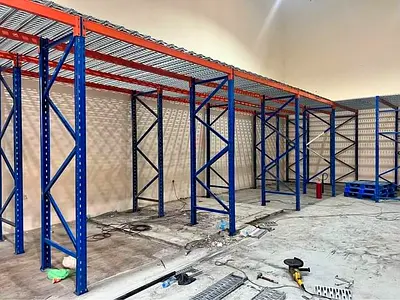 Used Heavy Duty Industrial Pallet Racking System - Steel Shelving Units