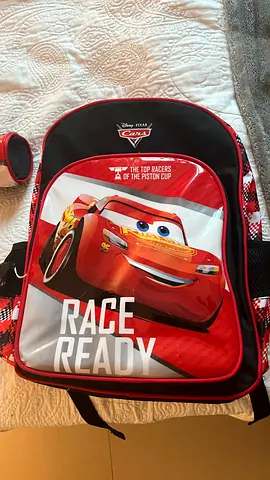 Lightning Mcqueen Kids Backpack and Pencil Case