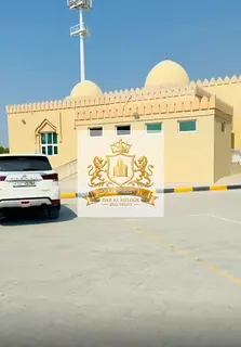Residential villa for sale in Sharjah Al Ramakiya area, corner plot Two streets, area 13,336 sq ft G