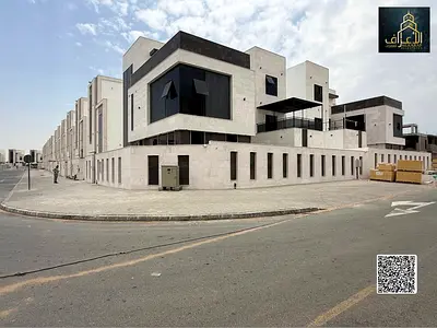 فيلا كورنر طابقين وروف مع مسبح ومصعد شاملة كل شيء جاهزه للسكن