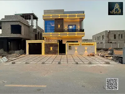 Modern villa, two floors and roof, including registration fees, personal finishing, free ownership, all nationalities