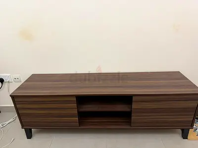 Wooden TV Stand / Entertainment Unit - Walnut Finish