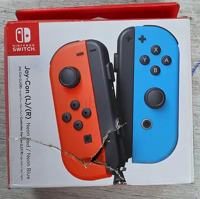 NINTENDO JOY-CON (L) / (R) CONTROLLER (HACAJAEAA) NEON RED / NEON BLUE