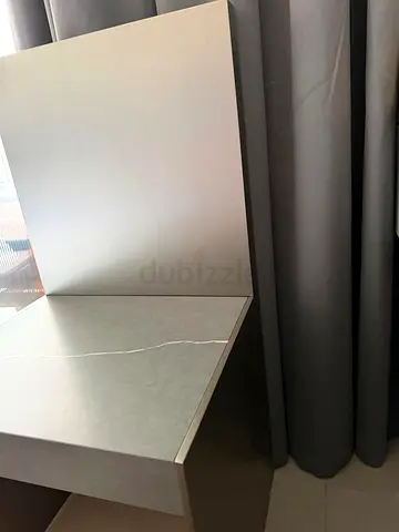 Luxury side bed silver Metal finish