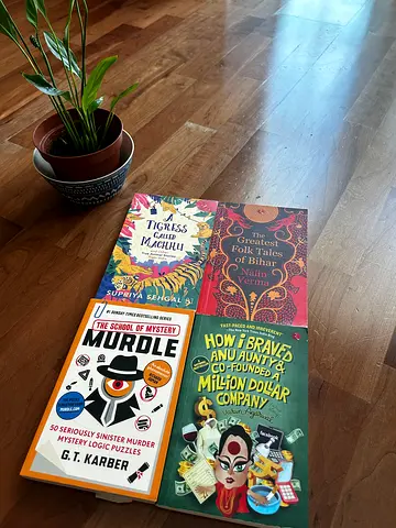 Set of 4 Paperback Nonfiction  Fiction Books - Business, Mystery, Memoir, Short Stories