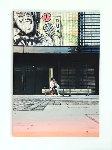 “Dubai - City of Love” - Framed Street Photography Print