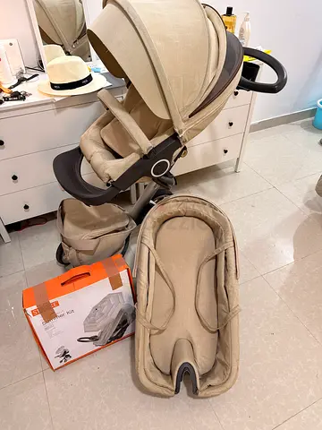 Stokke premium baby stroller full set with summer kit.