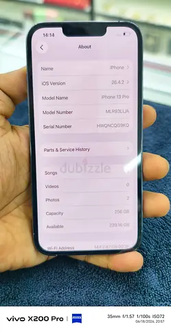 iPhone 13 Pro 256GB - Good Condition, LL/A with 7 days exchange warranty.