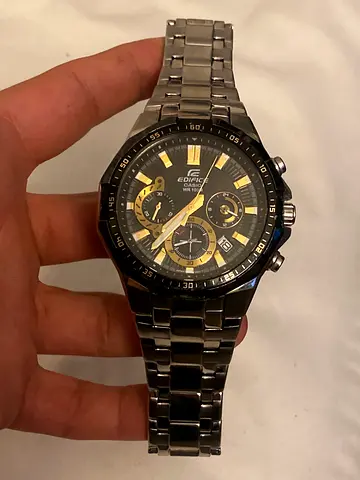 Casio Edifice Mens Chronograph Watch - Working, Good Condition