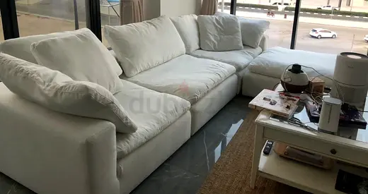 Excellent condition marina home white cloud sofa