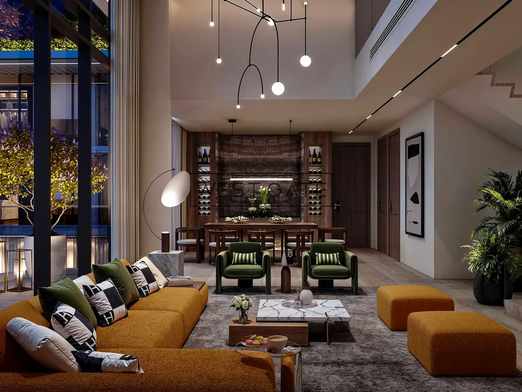 Seafront 5BR Apartment | Furnished | Private Pool & Burj View
