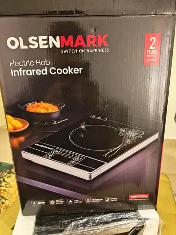 Olsenmark Infrared Electric Hob - Almost New, 2 Year Warranty
