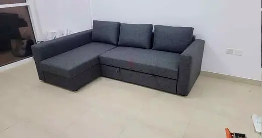 IKEA Gray FRIHETEN L Shape Sofa 204 x 140 cm