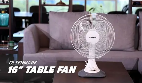 Olsenmark 16 Table Fan - Good Working Condition