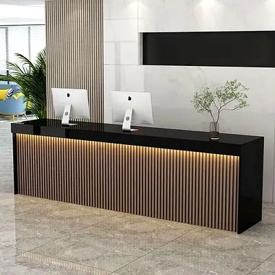 Sleek Modern Reception Desk