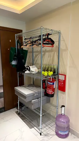 Two Heavy-Duty Metal Storage Shelving Units — 4-Tier, Adjustable