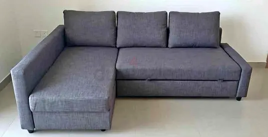 Ikea L shape sofa store cum bed and