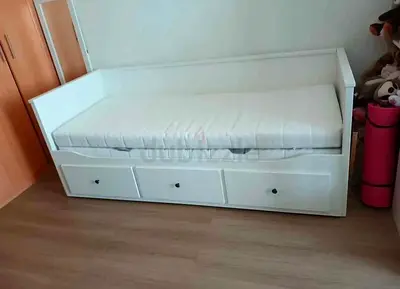 IKEA Hamnes day bed with 2 mattress and 3store drawers underneath