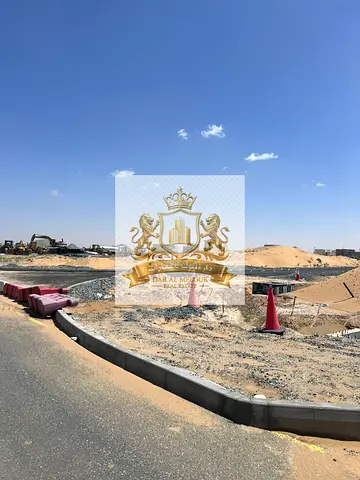 For Sale in Sharjah, Muzairah Area Residential Land Area: 3444 sq ft On an 18-meter wide street