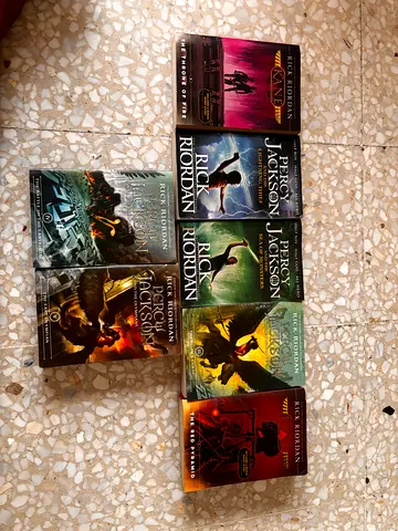 Rick Riordan Percy Jackson  Kane Chronicles book set (8 paperback novels)