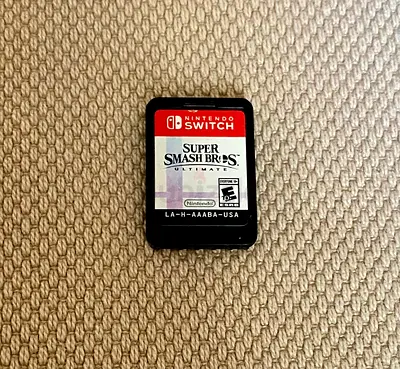 Super Smash Bros Game Cartridge - Nintendo Switch