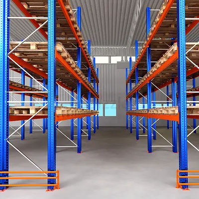 Heavy-Duty Warehouse Shelving | Industrial Steel Storage Racks | Multiple Units Available