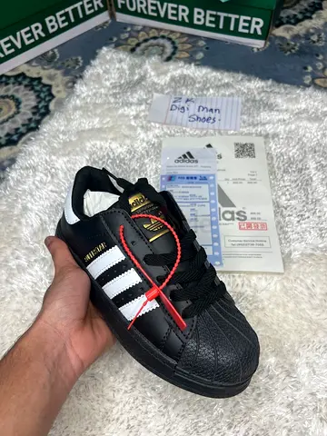 Adidas Superstar Black Sneakers - Brand New size 36
