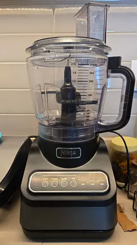 Ninja food processor with multiple blades