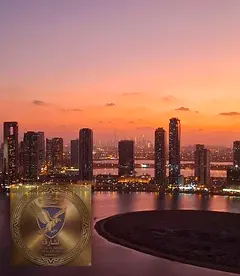 Luxury Two BHK Al Khan balcony sea view wardrobes free gym pool easy access Dubai Ajman.