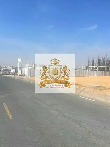 For Sale in Sharjah, Al-Tilal Area Residential Land 4612 sq ft Street and Alley Building Permit for Residential Villa Ground and First Floor 50%