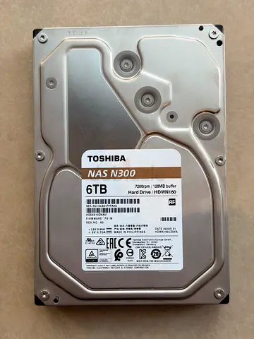 Toshiba N300 6TB NAS HDD - 3.5 Internal Hard Drive