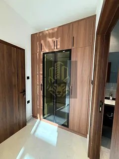 Independent villa in Tilal Al Sharjah city Land area: 4,305 Built-up area: 4,350 5 master bedrooms +