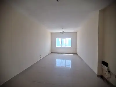 Three-bedroom apartment in Al Taawun | free AC | balcony | sea view | built-in wardrobes | maid’s room | near Dubai exit