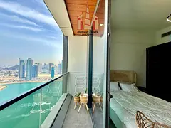 Luxury Premium Fully Furnished 1 Bedroom Apartment | Direct Sea View | Spacious Balcony | 1,135 Sq.F