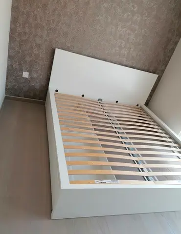 IKEA Brimness Queen size bed frame with mattress