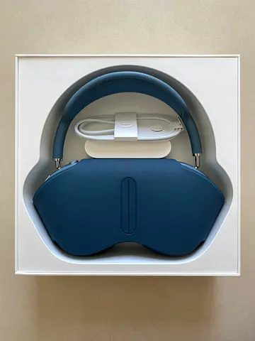 Apple AirPods Max - Blue (Like New, Includes Case and Cable)