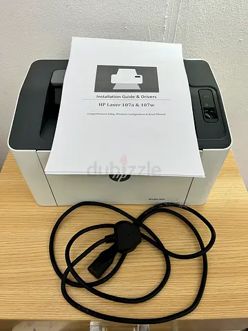 Hp laser printer with installation guide and drivers