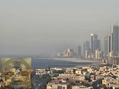 For annual rent the most luxurious two bedroom apartment in Al Qulaya with a full sea view huge area private parking and built in wardrobes