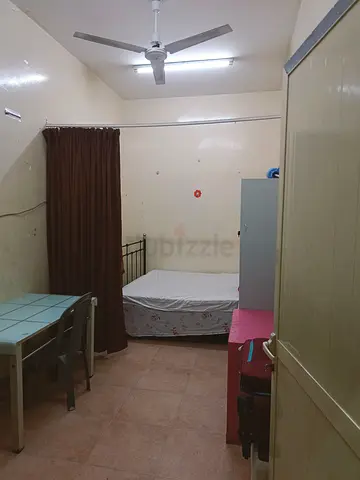 Fully furnished studio room for rent in Villa - All Inclusive with parking - 1600Aed.