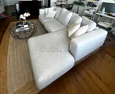 Excellent condition West elm Newport L shape sofa
